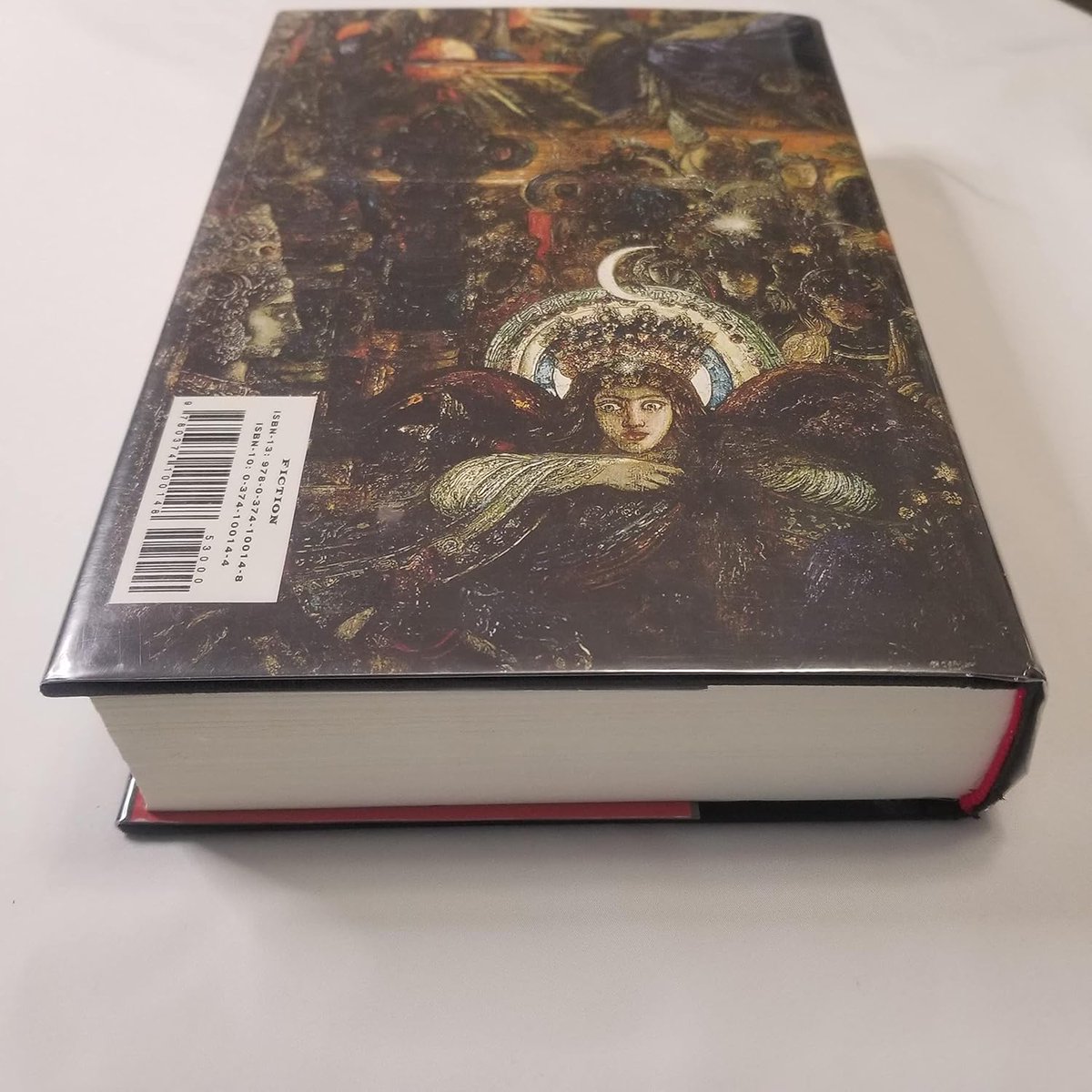 SemiHeteronym's tweet photo. لوحة غوستاف مورو [Jupiter et Sémélé] على غلاف رواية روبرتو بولانيو [2666] https://t.co/Dlie9kuPnY