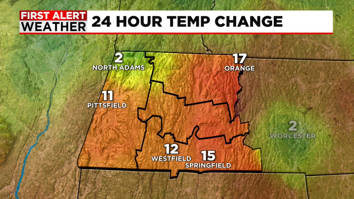 Good morning! It's a cool start this morning, but not as freezing cold as it has been the last few mornings. That's thanks to more cloud cover and holding on to a breeze. 

Normally, when winds are calm and skies are clear... we can cool efficiently and get real cold.