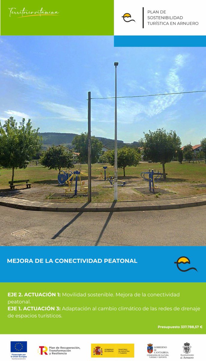 Mejorando nuestros barrios con actuaciones del PST que mejorarán la conexión peatonal #MovilidadSostenible #PlanDeRecuperación