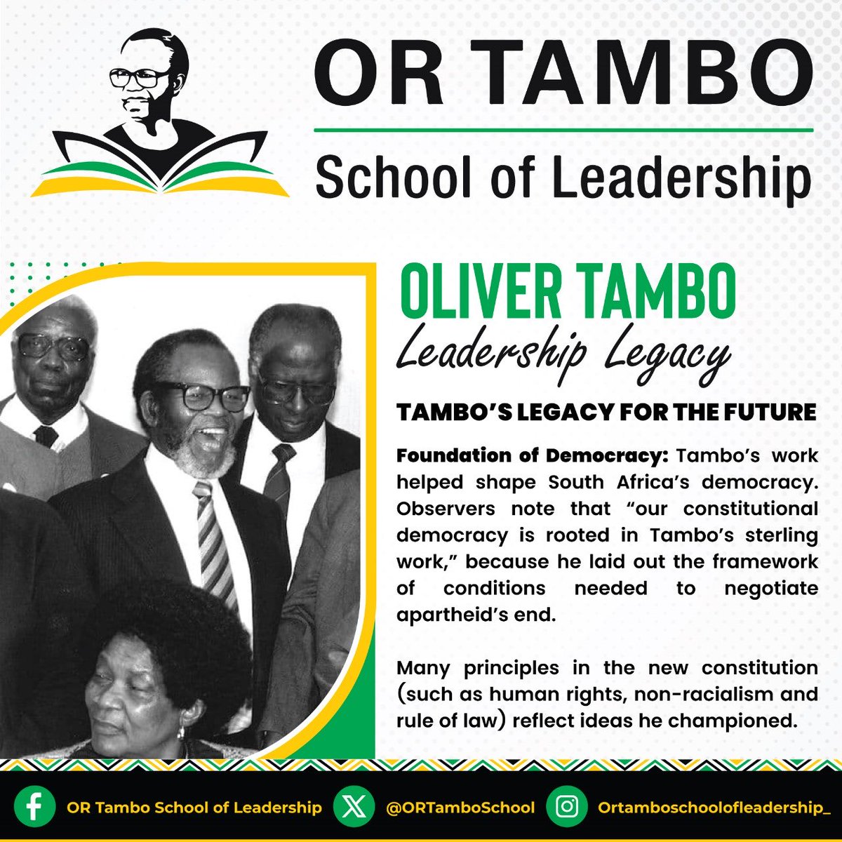 OR Tambo School of Leadership tweet media