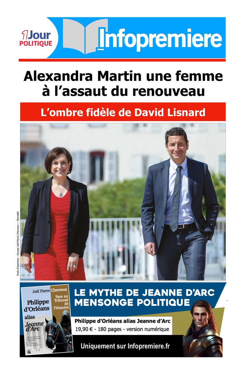 1JourPolitique's tweet photo. 🚨 Alexandra Martin, à l’assaut du renouveau. 
📣 Retrouvez notre article complet ⤵
https://t.co/zqvqq0t3Y5

#AlexandraMartin #DavidLisnard #Cannes #NouvelleEnergie #Politique #France #Droite
@MartinAlex06 @davidlisnard @Nouv_Energie https://t.co/JBFSmPPBCL
