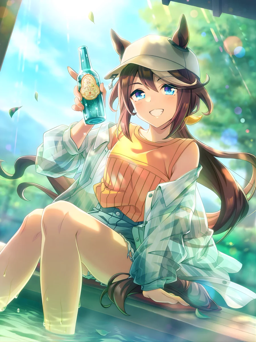 ウマ娘　トウカイテイオー 直筆ポストカード　マチ☆アソビ ウマ娘サポカ高画質bot on X: 