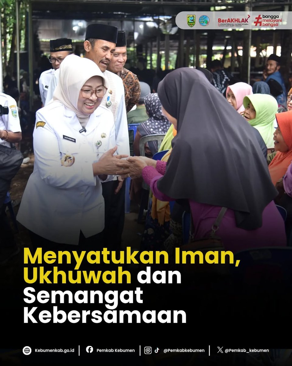 pemkab_kebumen's tweet image. Bupati Kebumen Lilis Nuryani menghadiri Pengajian Akbar di Masjid Roudlotul Jannah, Dukuh Kedoya, Desa Tlogodepok, Kecamatan Mirit, Rabu (29/10/2025).  #Kebumen #pemkabkebumen #PengajianAkbar #Tlogodepok #Mirit #LilisNuryani #KebumenBerkah #PembangunanKeagamaan #GotongRoyong