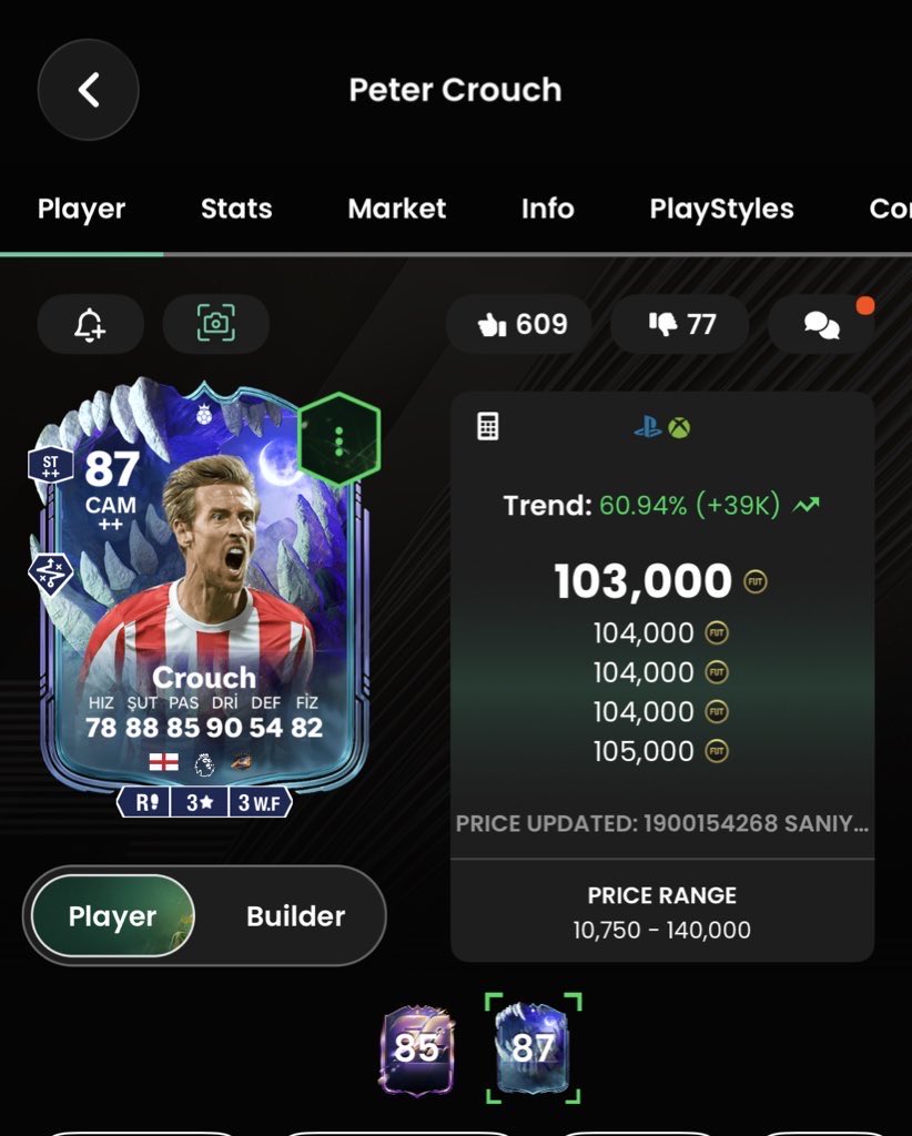 EA FC UT Trader - EA FC Ticaret Onerileri tweet media