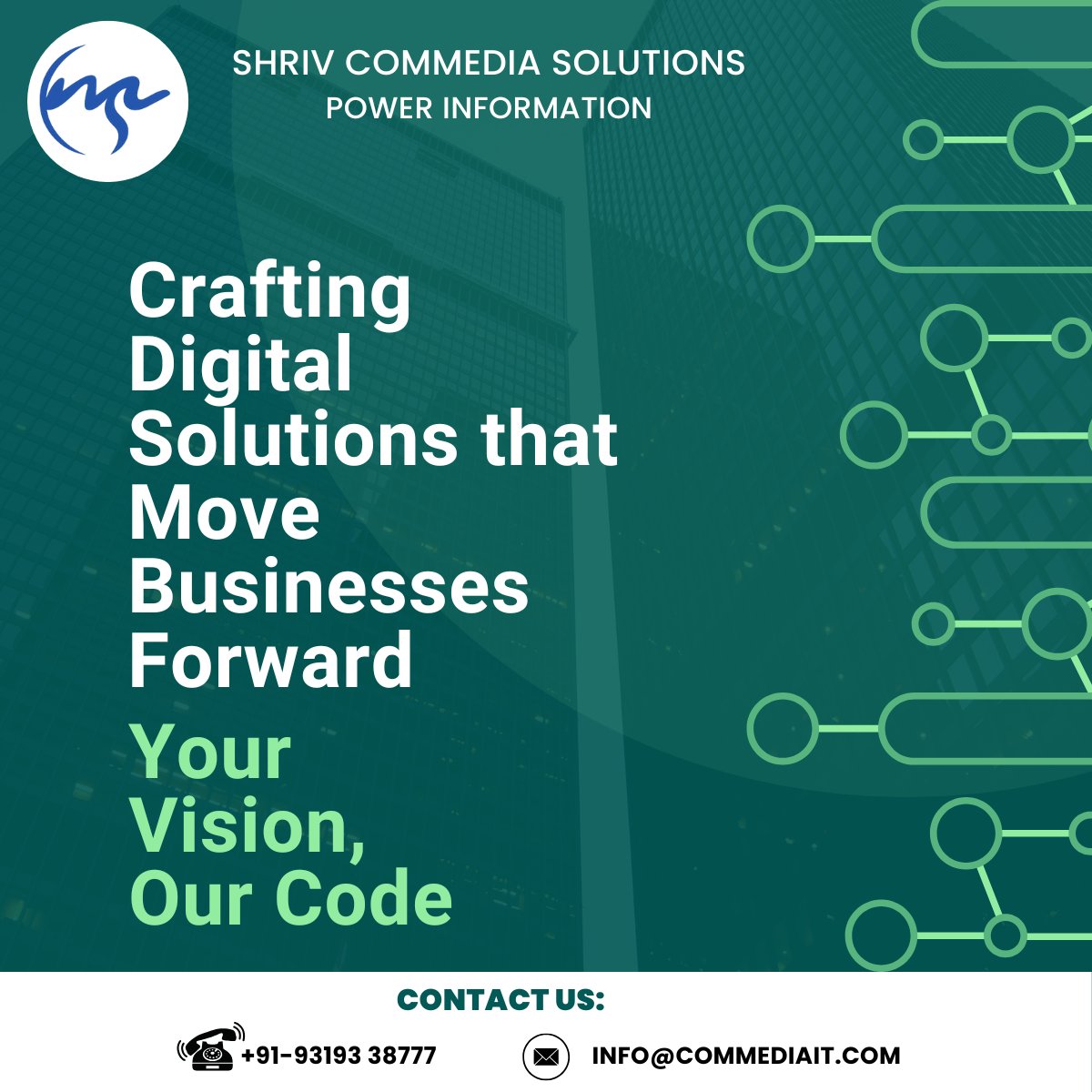 shrivcommedia's tweet image. Shriv ComMedia Solutions (SCMS) — powering businesses with smart digital solutions for 24+ years.

💻 Software | Apps | ERP | IoT | Digital Modernization
✨ Your Vision, Our Code

#SCMS #TechInnovation #SoftwareDevelopment #DigitalTransformation #erpsoftwaredevelopment  #IoT