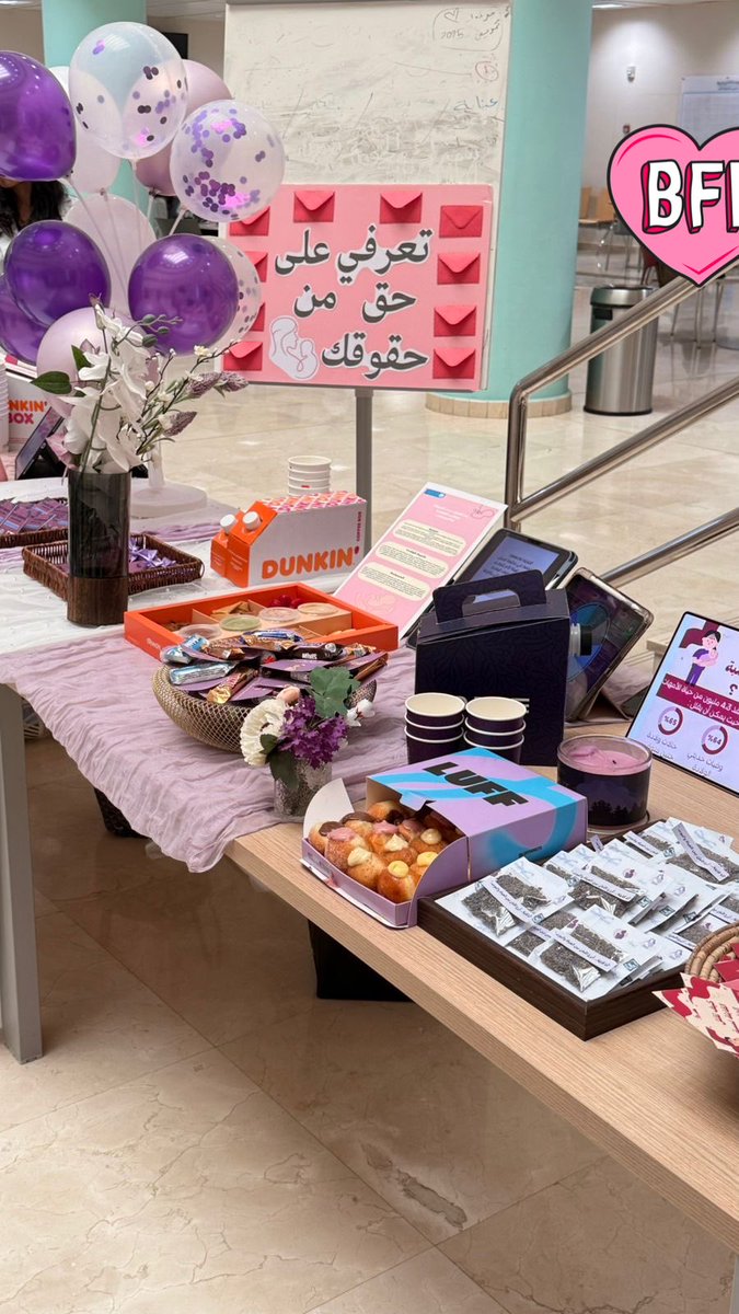 استمتعنا جدًا بالتعريف عن تخصصنا الجميل 
تخصص القبالة و فخورة جداً بنفسي و ببنات دفعتي 💜💜
اسأل الله ان ينفع بنا و يجعل هذا العلم شفيع لنا