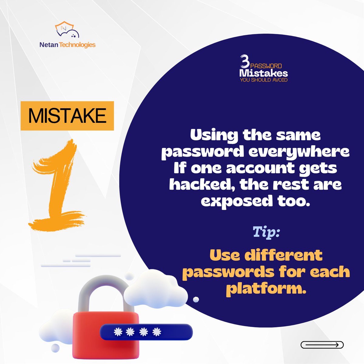 NetanTech's tweet image. Myth: “Strong passwords are enough to stay safe online.”
Truth: Passwords help but real safety comes from multiple layers of protection.
Enable 2FA, stay alert for scams, and update regularly.

#CyberSecurityTips #NetanTech #OnlineSafety #justiceforochanya #DigitalSafety