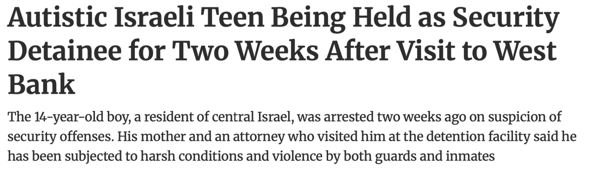 Everyday a new low in the den of iniquity that Israel has become. haaretz.com/israel-news/20…