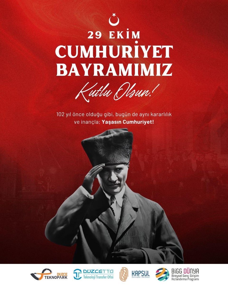 Türkiye Cumhuriyeti 102 yaşında!🇹🇷

29 Ekim Cumhuriyet Bayramımız kutlu olsun.
