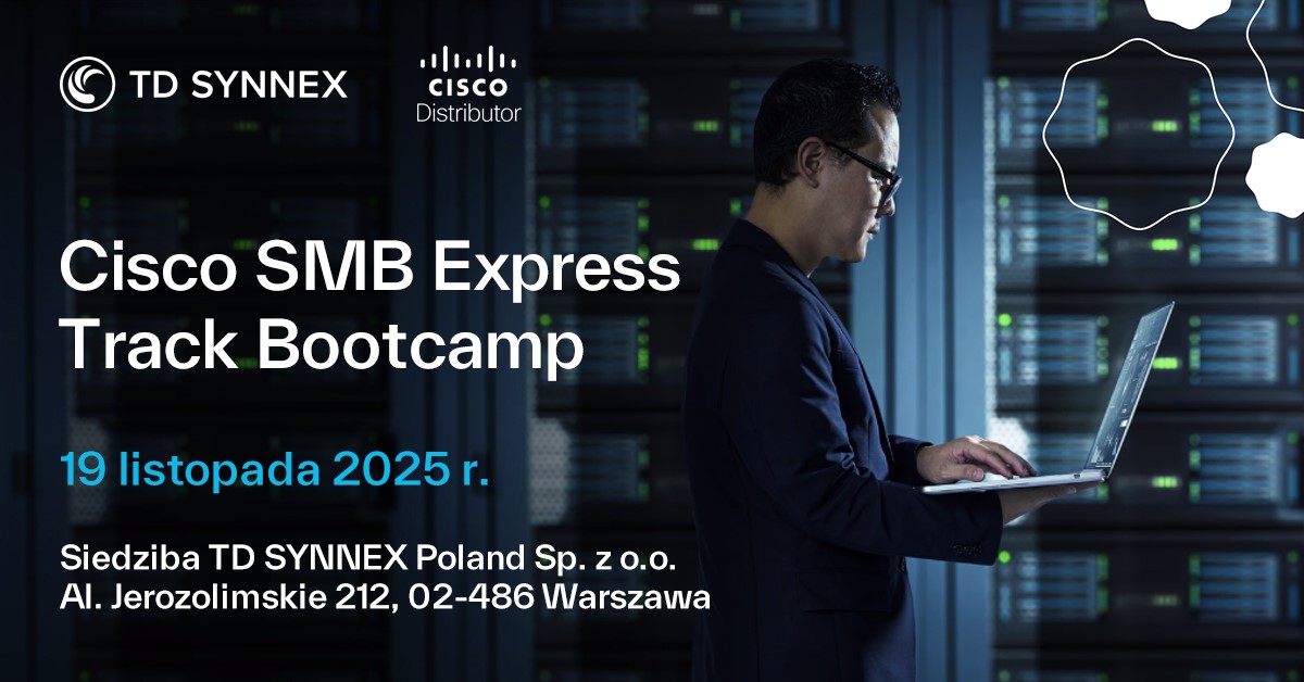 TDSYNNEXPL's tweet image. Rozwijanie kompetencji w obszarze technologii to najlepsza inwestycja w przyszłość 💡 Nie przegap #Cisco #SMBExpressTrackBootcamp, który pomaga zdobyć specjalizację #CiscoSMB #ExpressSpecialization i status #CiscoCertified #SelectPartner.

Szczegóły: ms.spr.ly/6018t84Og