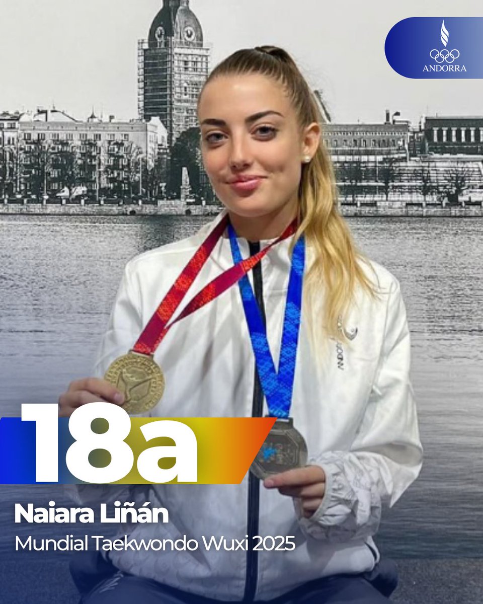 Gran actuació de Naiara Liñán, 18a al Mundial de Taekwondo de Wuxi 🇨🇳.

Una nova experiència que consolida el seu camí cap a Los Angeles 2028 , amb el suport de Solidaritat Olímpica.