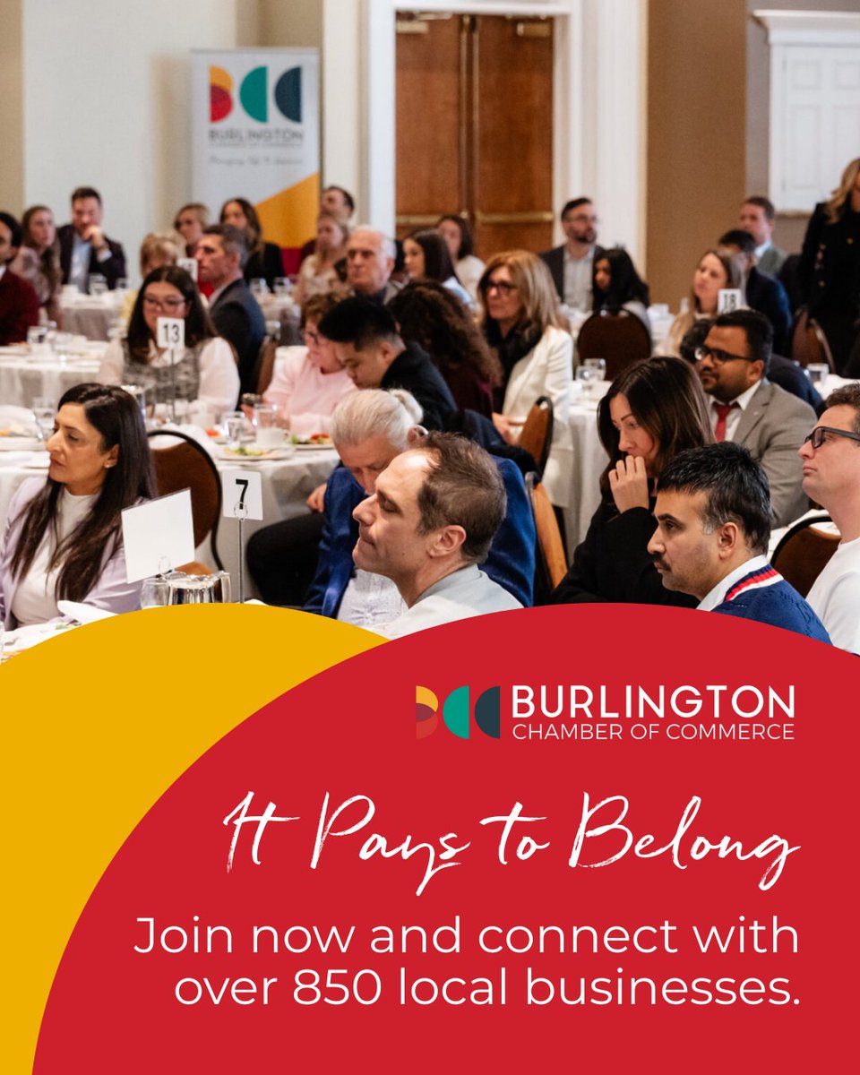 Join 850+ members in the 3rd fastest-growing Chamber in Canada. 🚀 

Discover what the Burlington Chamber's all about: bit.ly/4maHh2z

#PaysToBelong