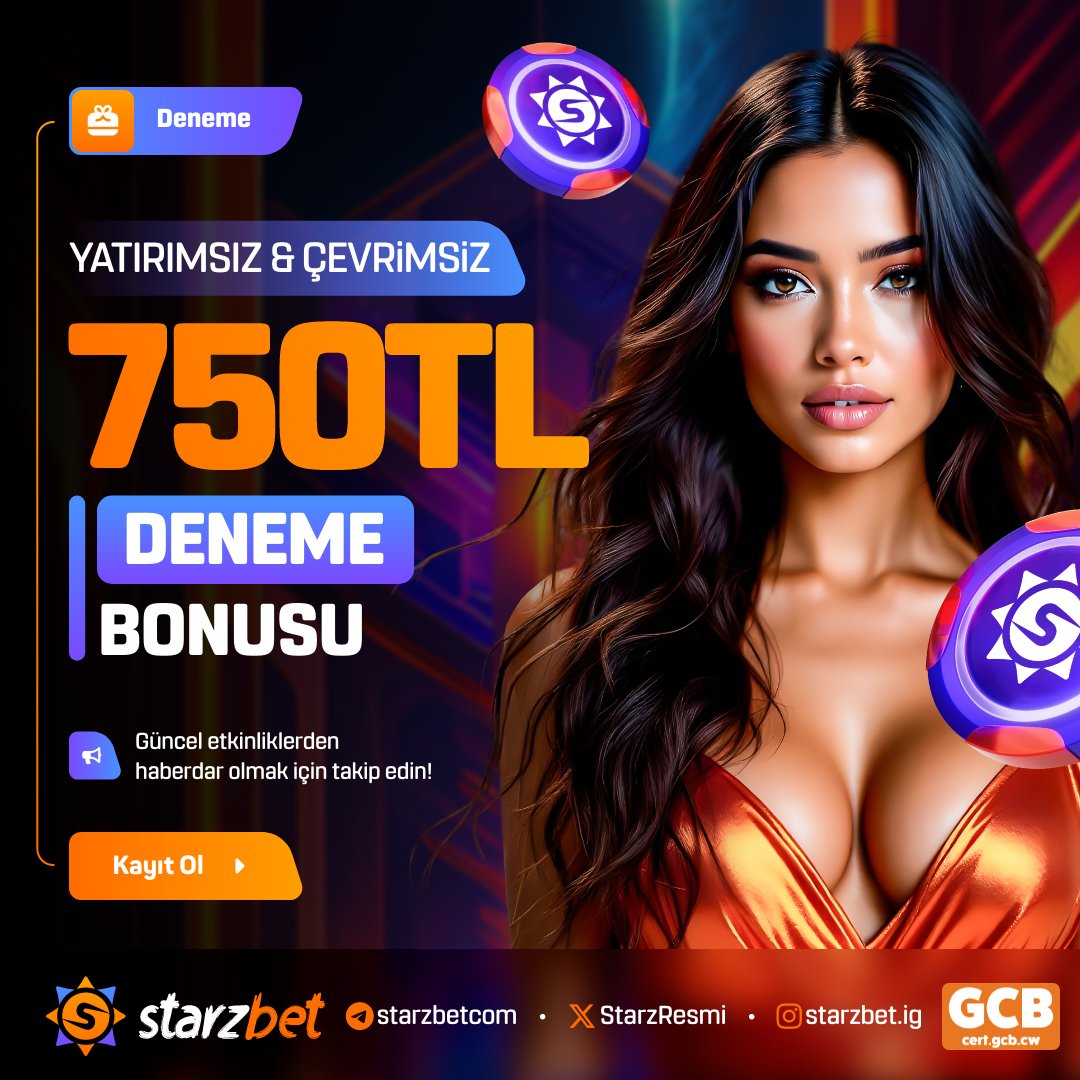 📱: cutt.ly/3wJTSJ4a 
🎉 Yeni Üyelere Özel Fırsatlardan Yararlan! 

👼750₺ Yatırımsız Deneme Bonusu
🆓Ücretsiz oyna, kazancını çek!

🔥%100 Casino Hoş Geldin Bonusu
💸50₺ yatır, 10.000₺ bonus kazan!
🔥Hemen Üye Ol Avantajları Kaçırma !