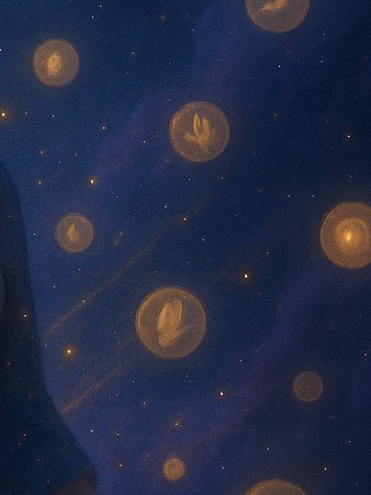 Luxara00's tweet photo. What if the light we carry isn’t ours… but the universe remembering itself? ✨
#OBJKTCommunity
#PhilosophicalArt https://t.co/Z9jHCYpQP7