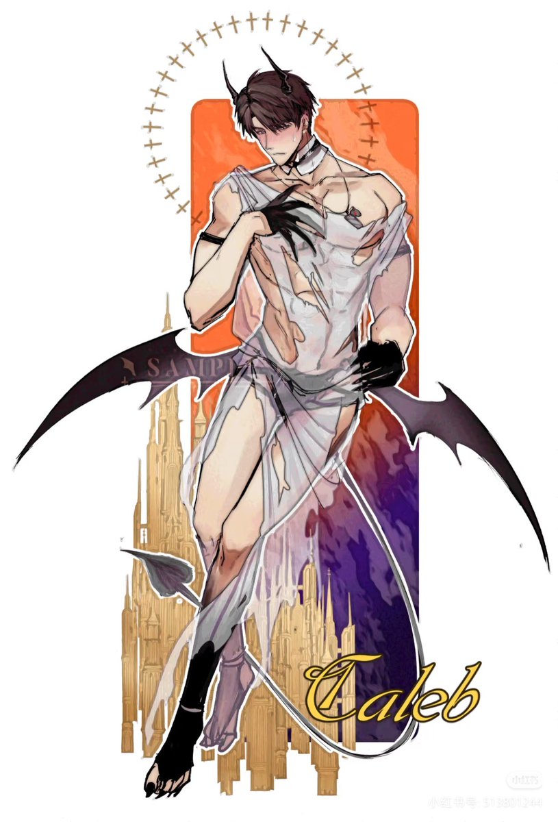 🧡🧡🎃Happy Halloween！🎃🧡🧡
Succubus Time🧡🧡🧡
#LoveandDeepspace 
#loveanddeepspacefanart
#マヒル #恋と深空 #夏以昼 #Caleb #CalebMC #マヒ主