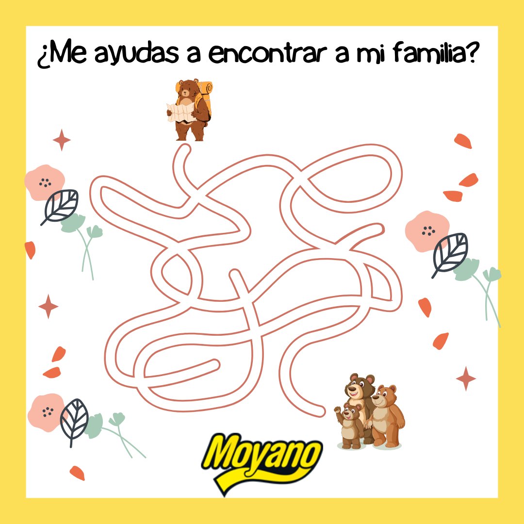 AlmacenesMoyano's tweet photo. ¡Ayuda a este osito a encontrar a su familia! 🧸💖

¿Podrás guiarlo por el laberinto hasta reunirse con ellos? ¡Demuestra lo rápido que eres! 🐾

#AlmacenesMoyano #ChuchesMoyano #LaberintoDivertido https://t.co/Jdn2knYijo
