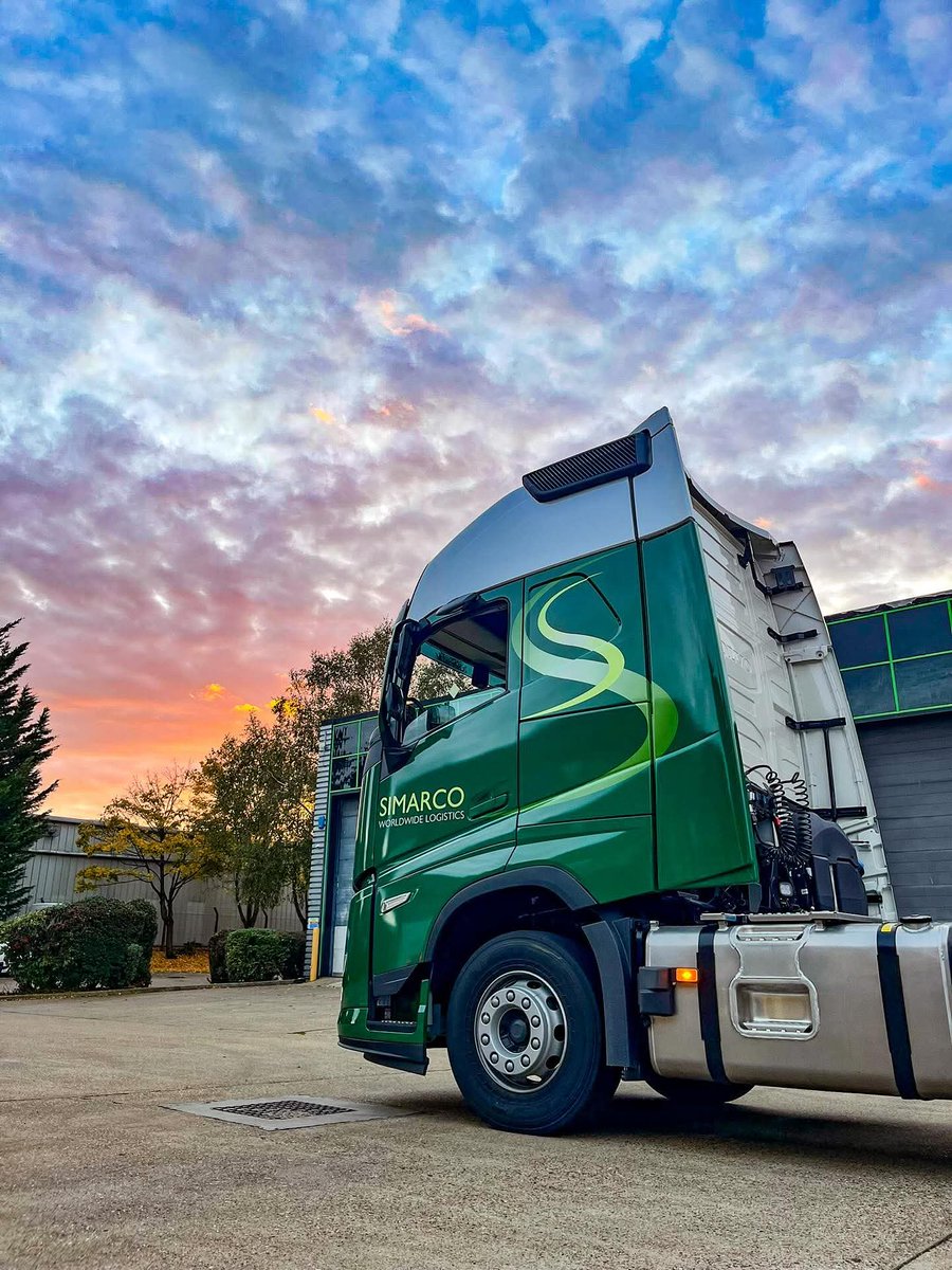 Autumnal evenings. Mother nature putting on a show for the backdrop on this 1 of 4 newly wrapped <a href="/VolvoTrucksUK/">Volvo Trucks UK</a> FH Aero for <a href="/SimarcoL/">Simarco InternationalLtd</a>. Always a pleasure working with our friends at <a href="/MCTruckandBus/">MC Truck and Bus Ltd</a> to manage the logistics of getting these wrapped &amp; ready for delivery

<a href="/3MFilmsUK/">3M Films UK</a>