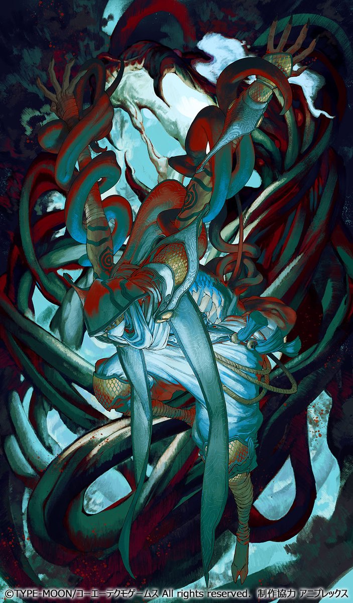 KT_Spot's tweet image. ／
📢 『Fate/Samurai Remnant』発売2周年くじ
＼

「渡れい」氏描き下ろしイラストの紹介、第6弾。
アサシンの宝具「化身・伊吹大明神縁起」をイメージしたイラストです。
「シルバー賞」をあてて、アサシンのアートコレクションをお部屋に飾ろう！

🗓販売期間：11/9(日) 23:59 まで…