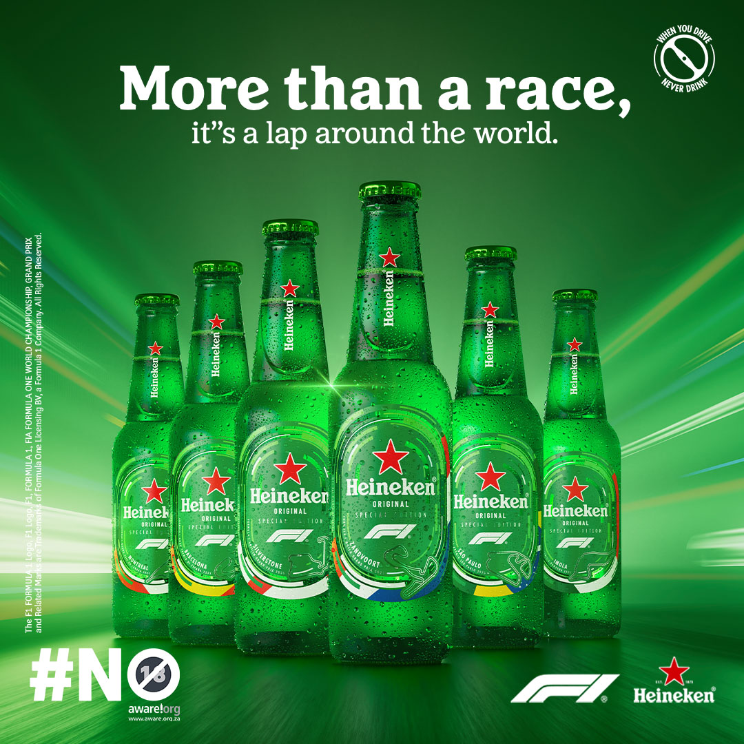 Heineken_SA's tweet image. From track to table. Six bottles. One winning lineup. How many have you collected so far?
#HeinekenSA #F1 #MoreThanARace