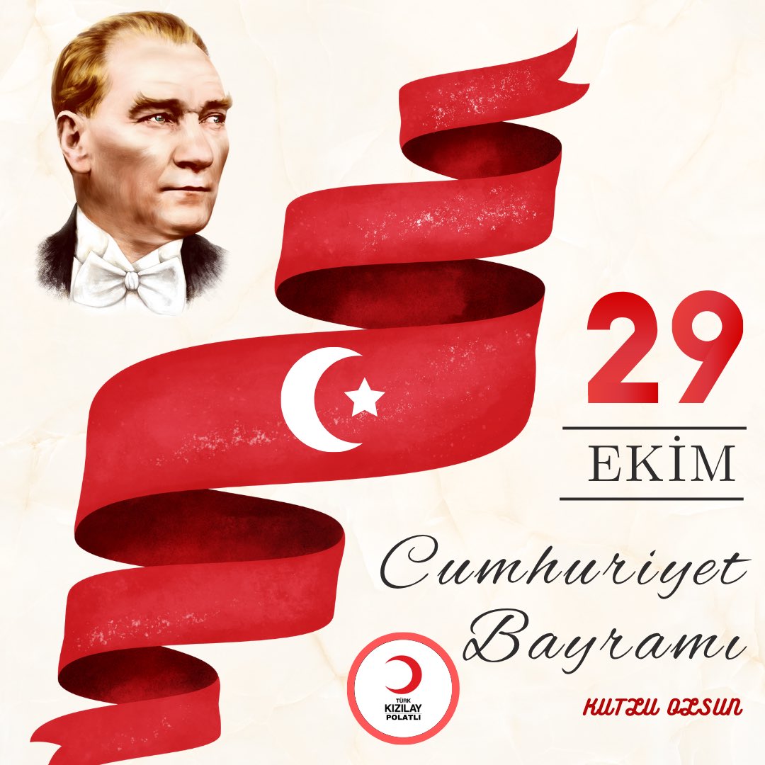 Cumhuriyetimizin 102. yılı kutlu olsun. 🇹🇷

Bugün bizler; iyilikle, merhametle ve yardımlaşmayla bu emaneti geleceğe taşıyoruz.

Başta Gazi Mustafa Kemal Atatürk olmak üzere, tüm kahraman silah arkadaşlarını,
aziz şehitlerimizi saygı, rahmet ve minnetle anıyoruz. #Cumhuriyet
