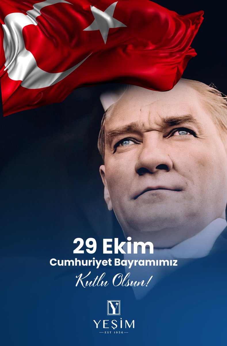 İlelebet payidar kalacak!

Cumhuriyetimizin 102. yılı kutlu olsun! Yaşasın Cumhuriyet! #Cumhuriyet #Önceİnsan #YeşimGrup