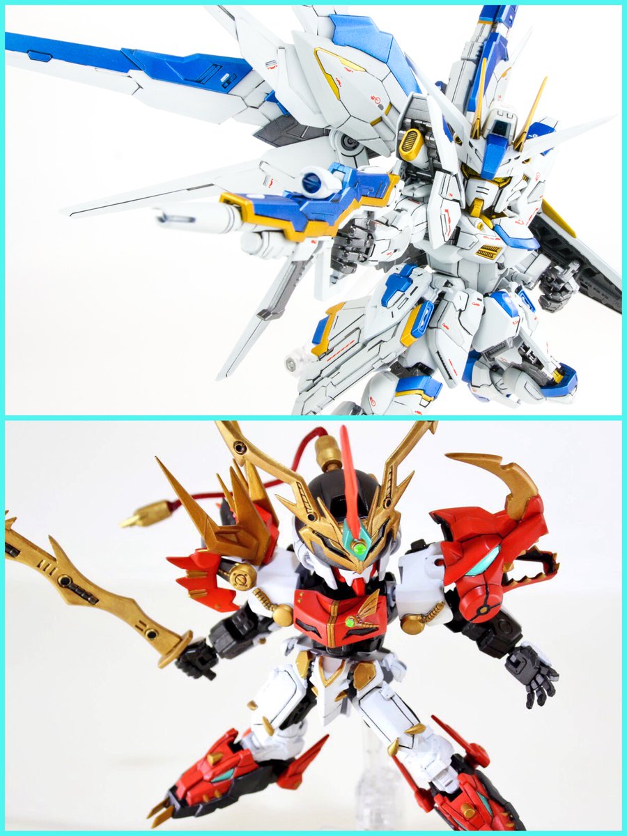 dreammoon0914's tweet image. #ALC 展開催まであと4日！

「武者〇伝」「SD系」展示より2作品
・超将軍闘我
・MGSDフリーダムver.Re