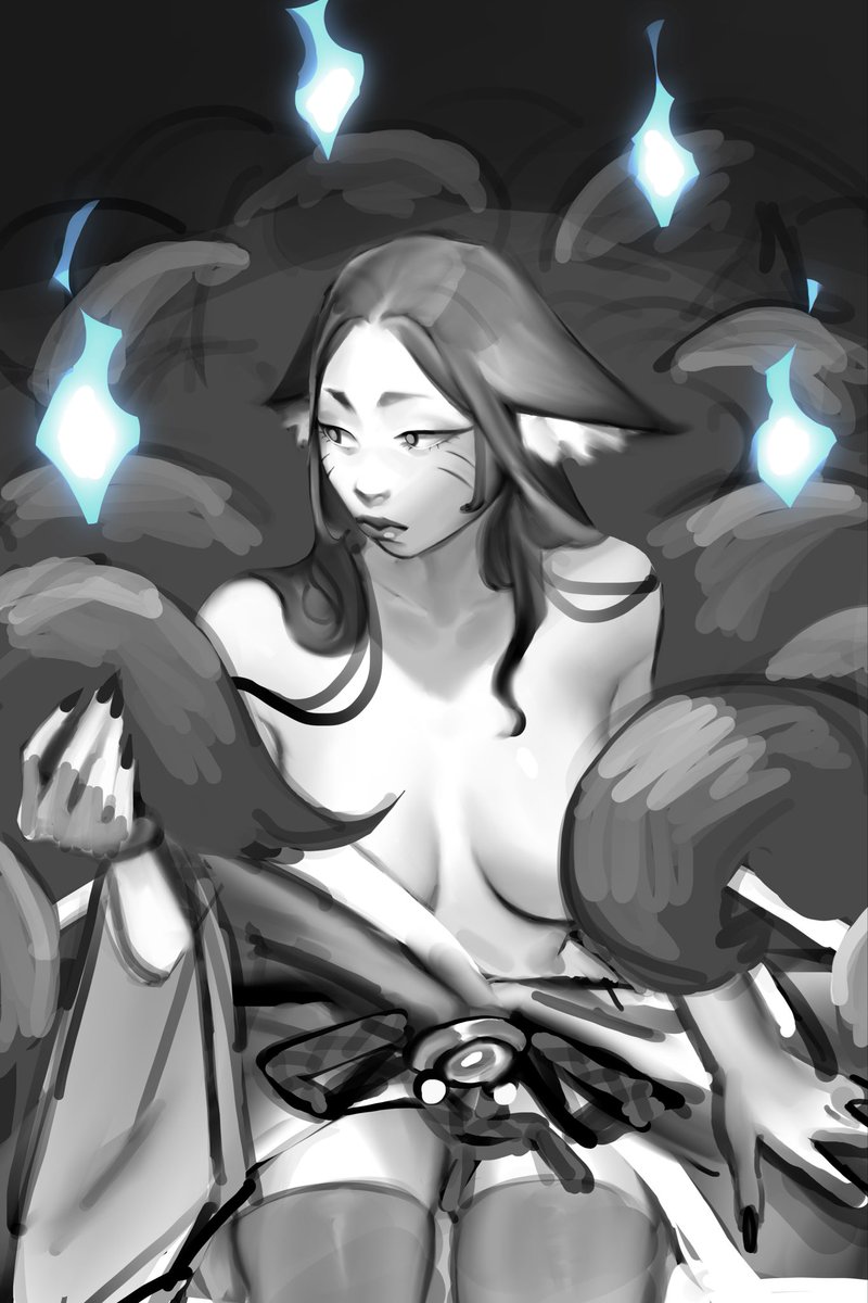 drew this all on one layer (minus the flames) so now i give up