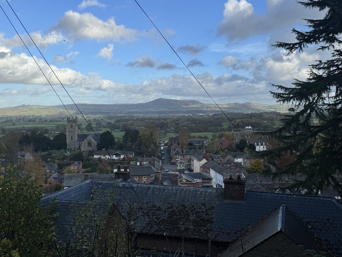 Montgomery castle overlooking the town. A first introduction to #castles for Boz 🐕 
#Wales #history