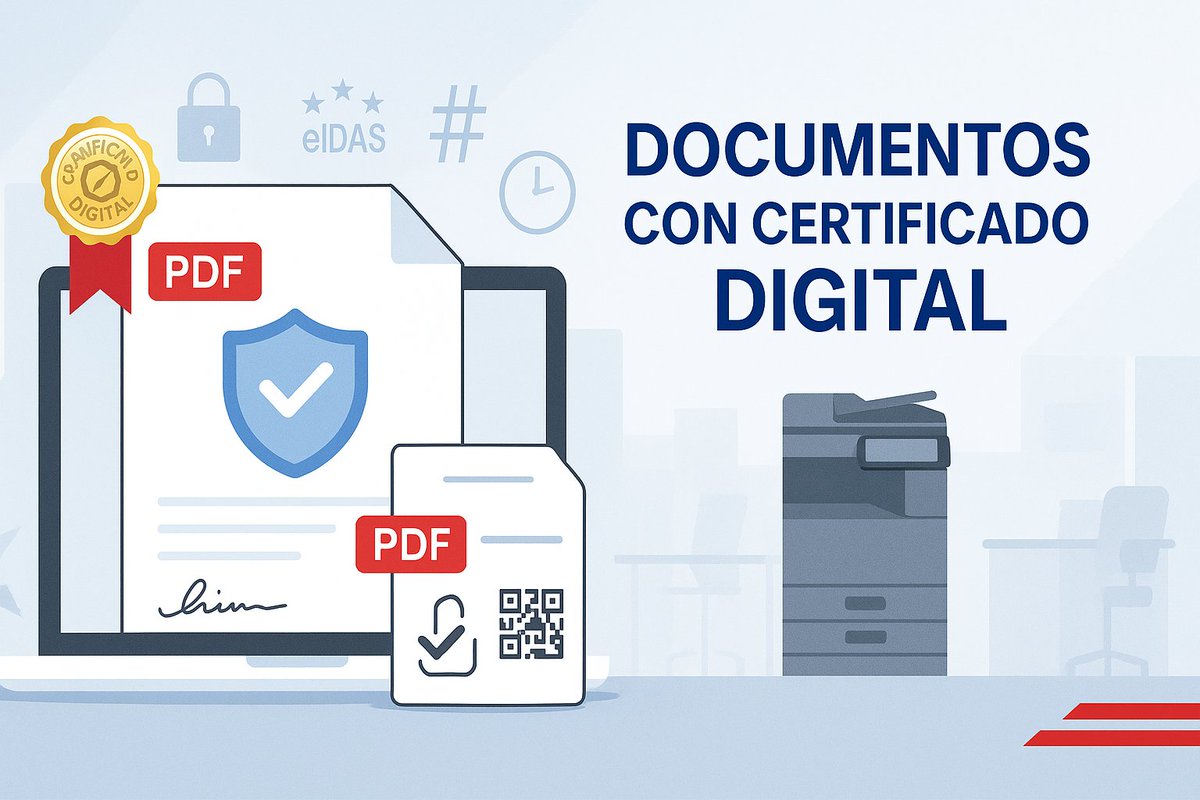 ¿Tus documentos “dicen” quién los emitió y que no han sido alterados? 🔐
Gracias a la tecnología incorporada de serie en los equipos multifunción #Toshiba, podrás escanear documentos con certificado digital, garantizando su autenticidad e integridad 
toshibatec-tsis.com/documentos-con…