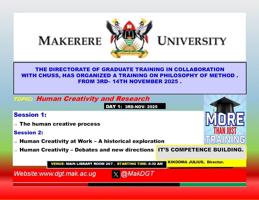 Mak Directorate of Graduate Training tweet media