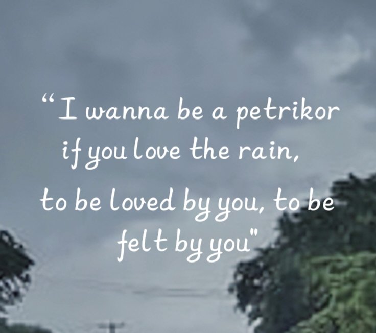 Anku_281's tweet photo. “I wanna be a petrikor if you love the rain ...🌧️
to be loved by you, to be felt by you.”
            -Ankita potdar https://t.co/yz3pXojkdc
