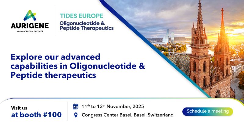 🌍 We’re heading to #TIDSEurope 2025!
Meet us at Booth #100, 11–13 Nov, Congress Center Basel 🇨🇭
Let’s connect, collaborate &amp; shape the future of #Oligonucleotide &amp; #PeptideTherapeutics.
#Aurigene #BiotechInnovation #DrugDiscovery #Pharma