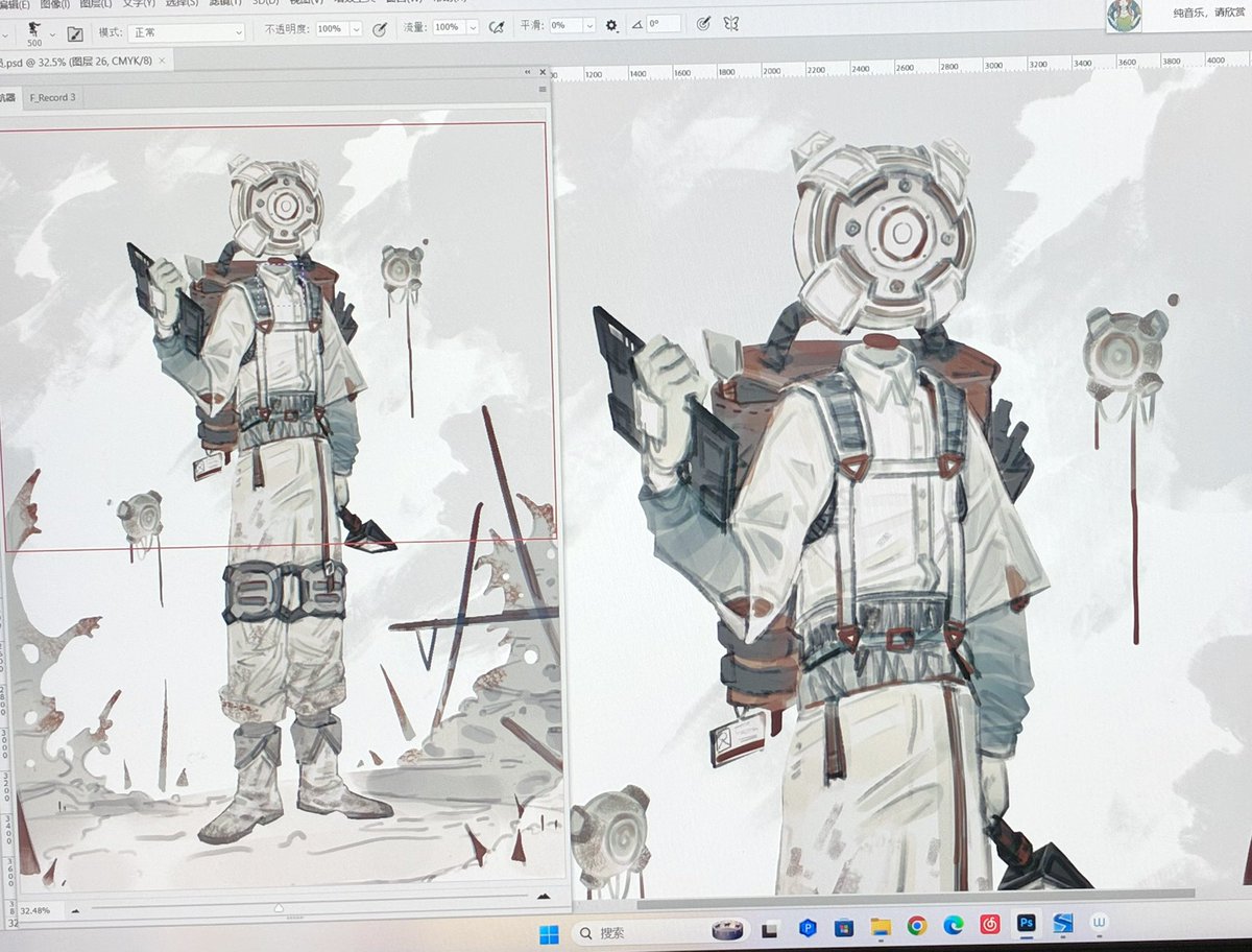 Working on new character design…

 #illustration #art #characterdesign #headlesscharacter #frommyworld
#myoc / #originalworld / #artistonx