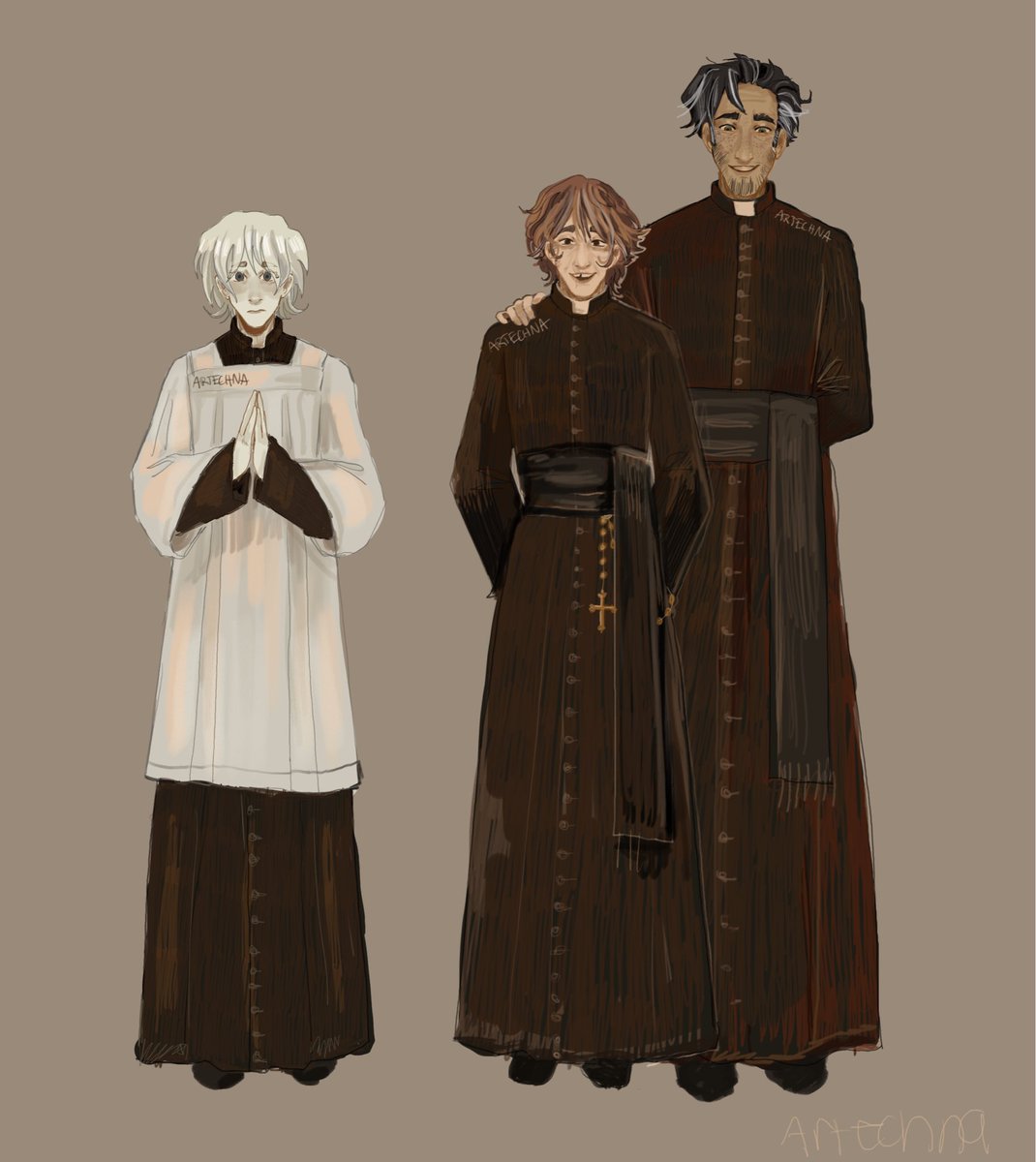 artechna's tweet photo. Blehhh art dump of this story of mine. Found family type stuff https://t.co/hdnx4OeZLV