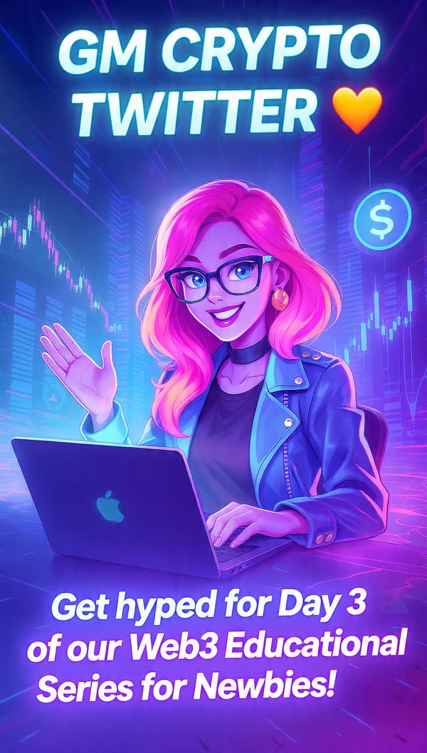 THATANALYSTGURL's tweet image. GM CT

Day 3 is here! 

I’ve got something enlightening in store for y’all newbies

If this is your first time seeing me on your TL ,I’m running a 2-week Web3 educational series, breaking down complex concepts for beginners 

Missed Day 1 &amp;amp; 2

Catch up on my page

#WEB3madeeasy