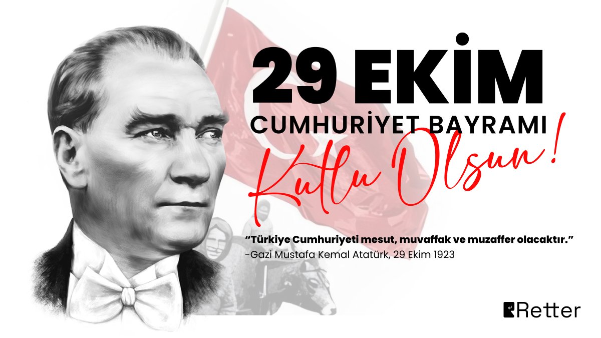 Cumhuriyet Bayramımız kutlu olsun! 🇹🇷
Happy Republic Day! 🇹🇷