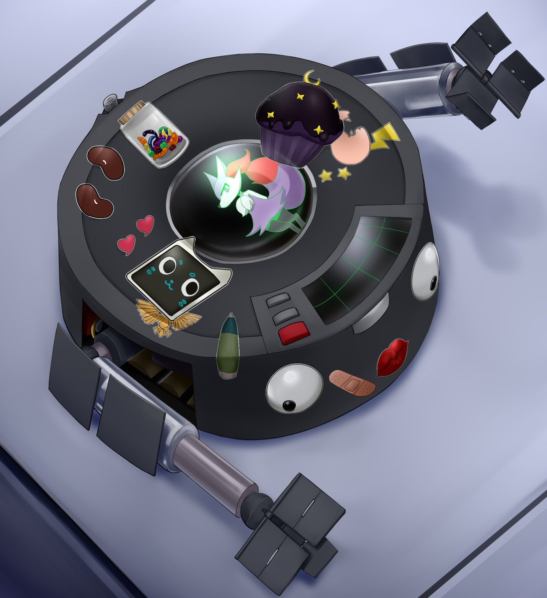 Helper AI Roomba from Warwise's Guardbroverse story