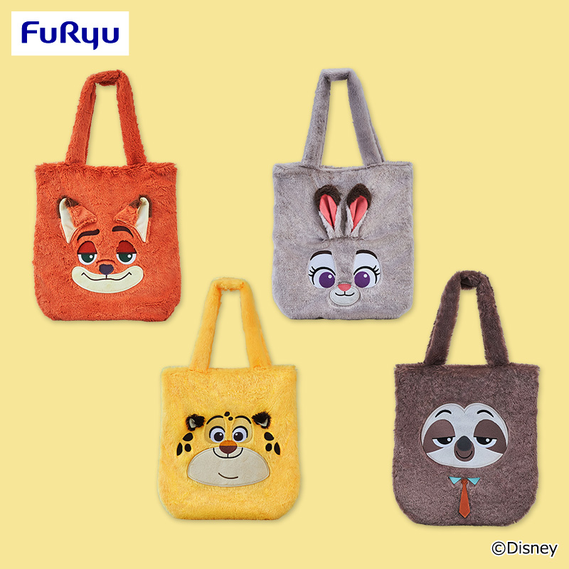 プライズ 情報】 「ズートピア ふわふわフェイスバッグ」が入荷！ 便利