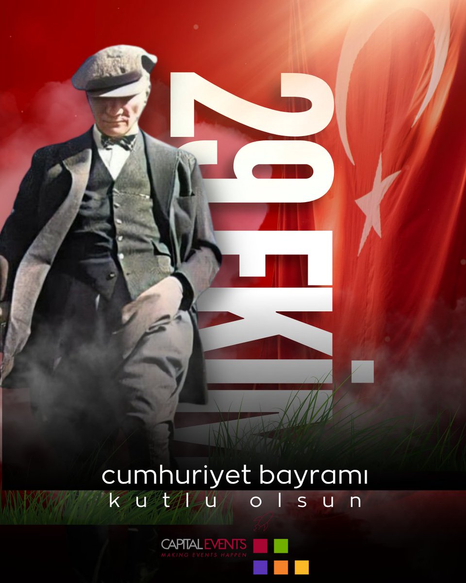 CapitalEventsTr's tweet photo. 29 Ekim Cumhuriyet Bayramımız Kutlu Olsun! https://t.co/LODVKyJ1GI