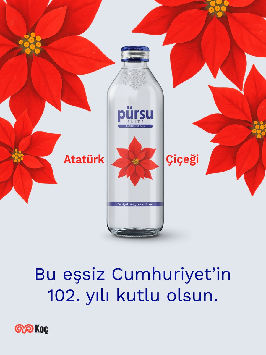 Bizlere eşsiz bir Cumhuriyet sunan Ulu Önder Mustafa Kemal Atatürk ve tüm kahramanlarımıza eşsiz bir minnet duyuyoruz.

Cumhuriyetimizin 102. yılı kutlu olsun! 🇹🇷

#Pürsu #CumhuriyetBayramı
#EşsizBirCumhuriyet