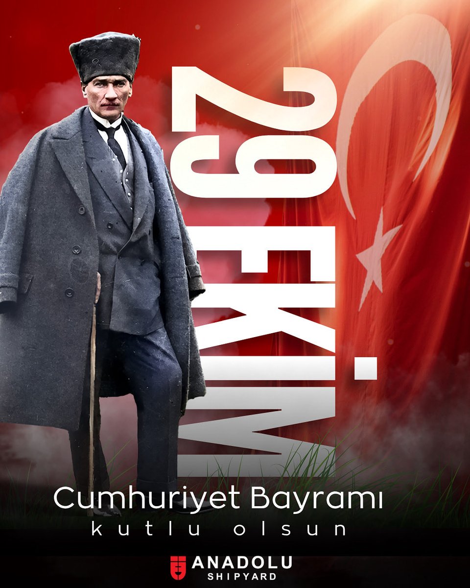 “Benim naçiz vücudum elbet bir gün toprak olacaktır, fakat Türkiye Cumhuriyeti ilelebet payidar kalacaktır.”
M. Kemal ATATÜRK

Ulu Önder Gazi Mustafa Kemal Atatürk’ün önderliğinde milletimizin azim ve kararlılığıyla kurulan Cumhuriyetimizin 102. yılını gurur ve coşkuyla