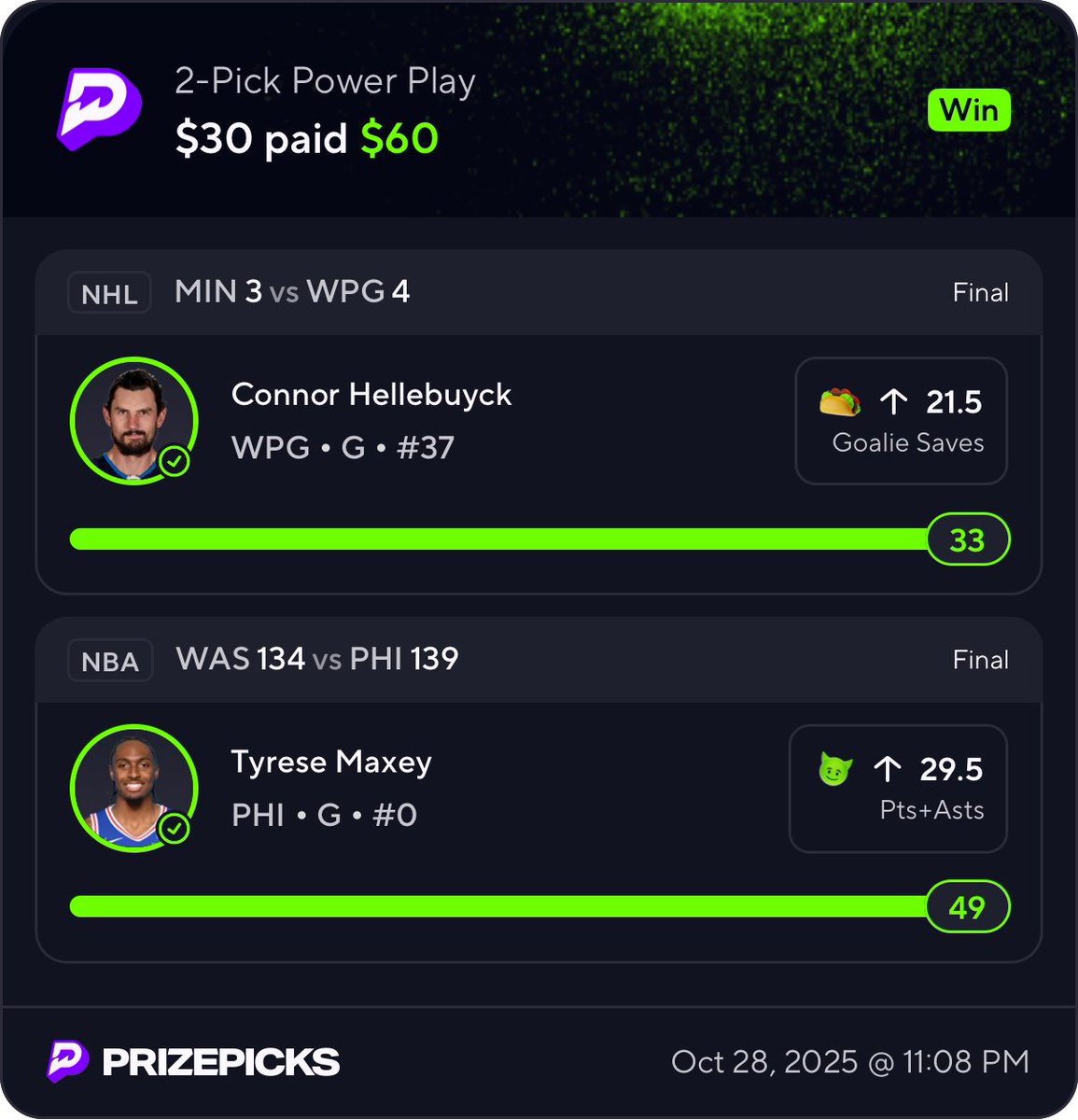 moneysignBanks's tweet photo. Cash the slip 😈

I post slips EVERYDAY in my discord, join for only $4.99/month 🔥

🔗: https://t.co/tfw3zDfEZ3 https://t.co/qmvtarB2iJ