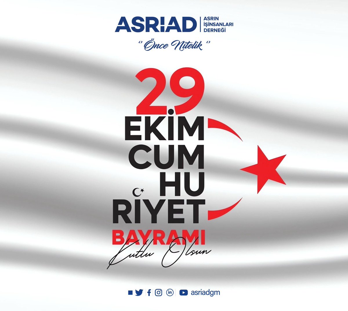 Cumhuriyetimizin 102'nci yılı kutlu olsun.

#29Ekim #cumhuriyet #cumhuriyetbayramı #öncenitelik