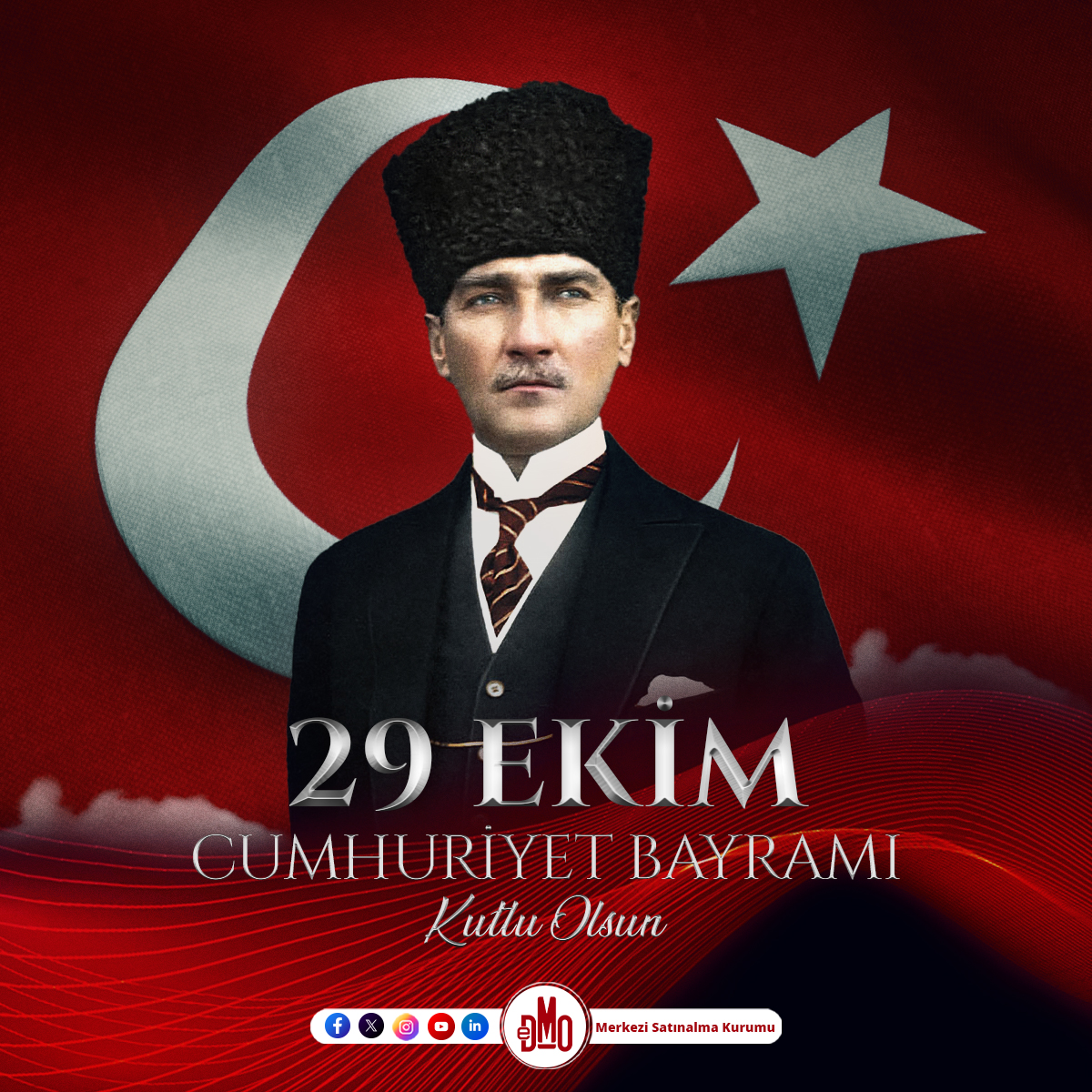 “Türkiye Cumhuriyeti ilelebet payidar kalacaktır.”

Cumhuriyetimizin 102. yılı kutlu olsun 🇹🇷

#29ekimcumhuriyetbayramı 🇹🇷 
#cumhuriyet 🇹🇷 #29ekimcumhuriyetbayramımızkutluolsun 🇹🇷