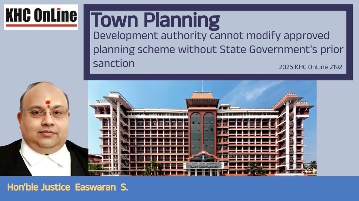 khconline1's tweet image. #TownPlanning #DevelopmentAuthority #PlanningScheme #PriorSanction #StateGovernmentApproval #SchemeModification #LegalRequirement #UrbanDevelopment #StatutoryCompliance #PlanningLaw