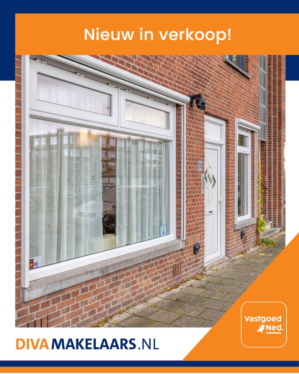 #Tekoop 👉 Ruime benedenwoning met 3 slaapkamers, royale achtertuin en berging.
📍 Soestdijksekade 200 #DenHaag 👉 Klik hier: bit.ly/47eEGjk  voor meer informatie.