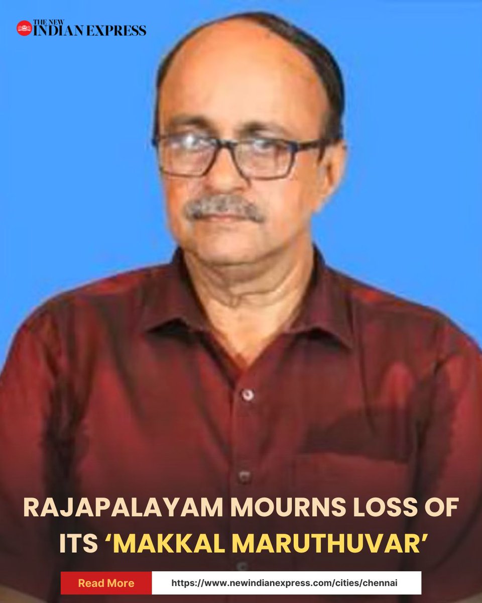 “For our doctor, money was never a priority, and he never went after it. He would even humbly decline invitations to appreciation events, saying he had only done his duty.”

Dr G Rajasekar, popoularly called as Makkal Maruthuvar (People’s Doctor) died due to cardiac arrest in his