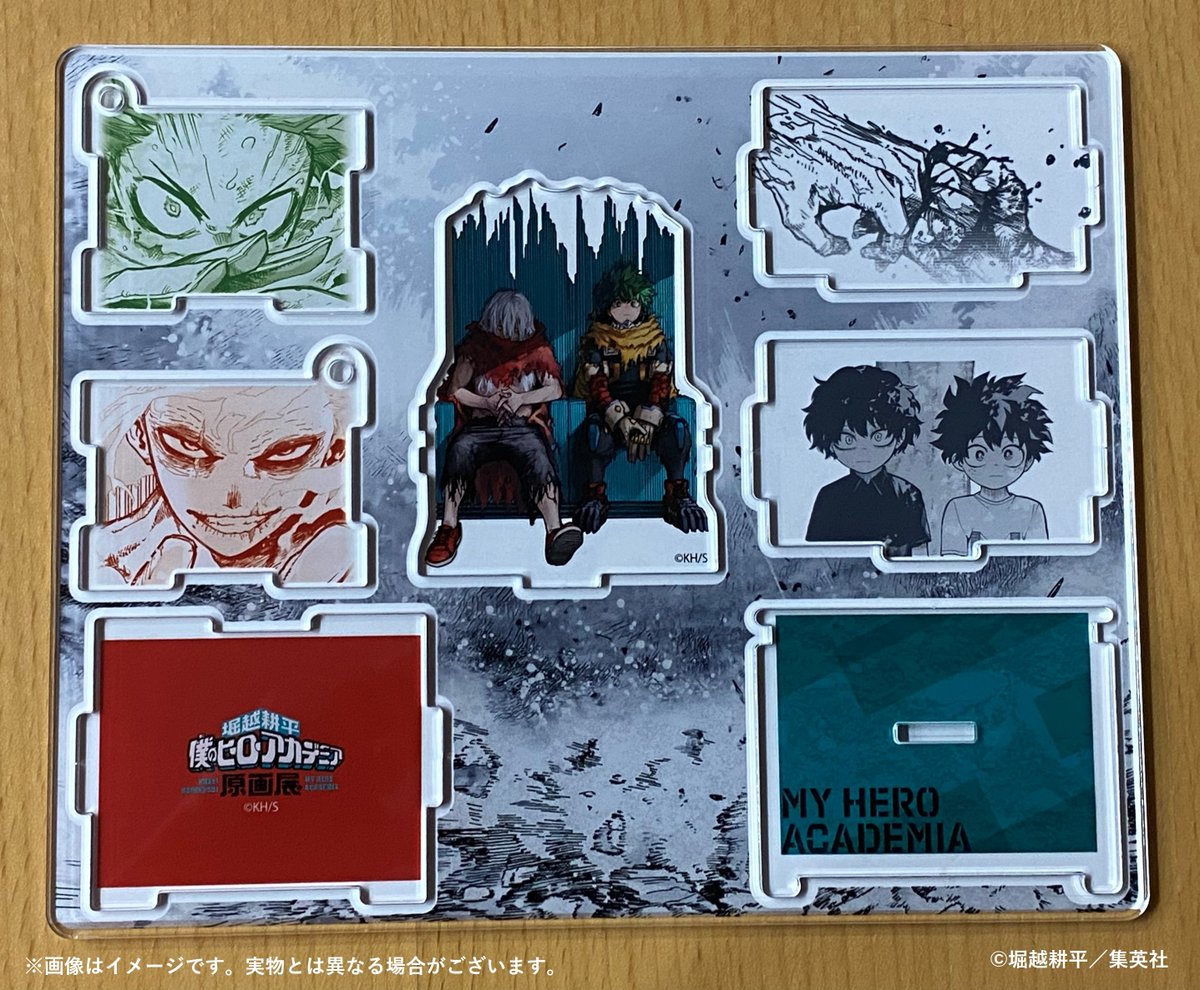 ヒロアカ原画展 大阪 新グッズ紹介】 □アクリルONボックスフィギュア