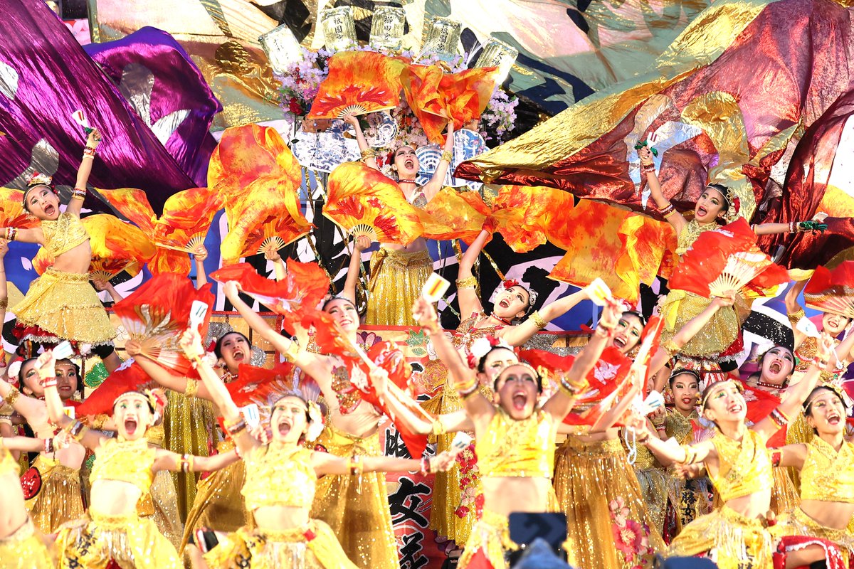 2025 長崎 #YOSAKOIさせぼ
#美勝女隊 さん  名古屋 #どまつり にも来ていただいたチーム(^^)/昨年このチームでフォトコン優秀賞受賞！ありがとう💕
#させぼ祭り