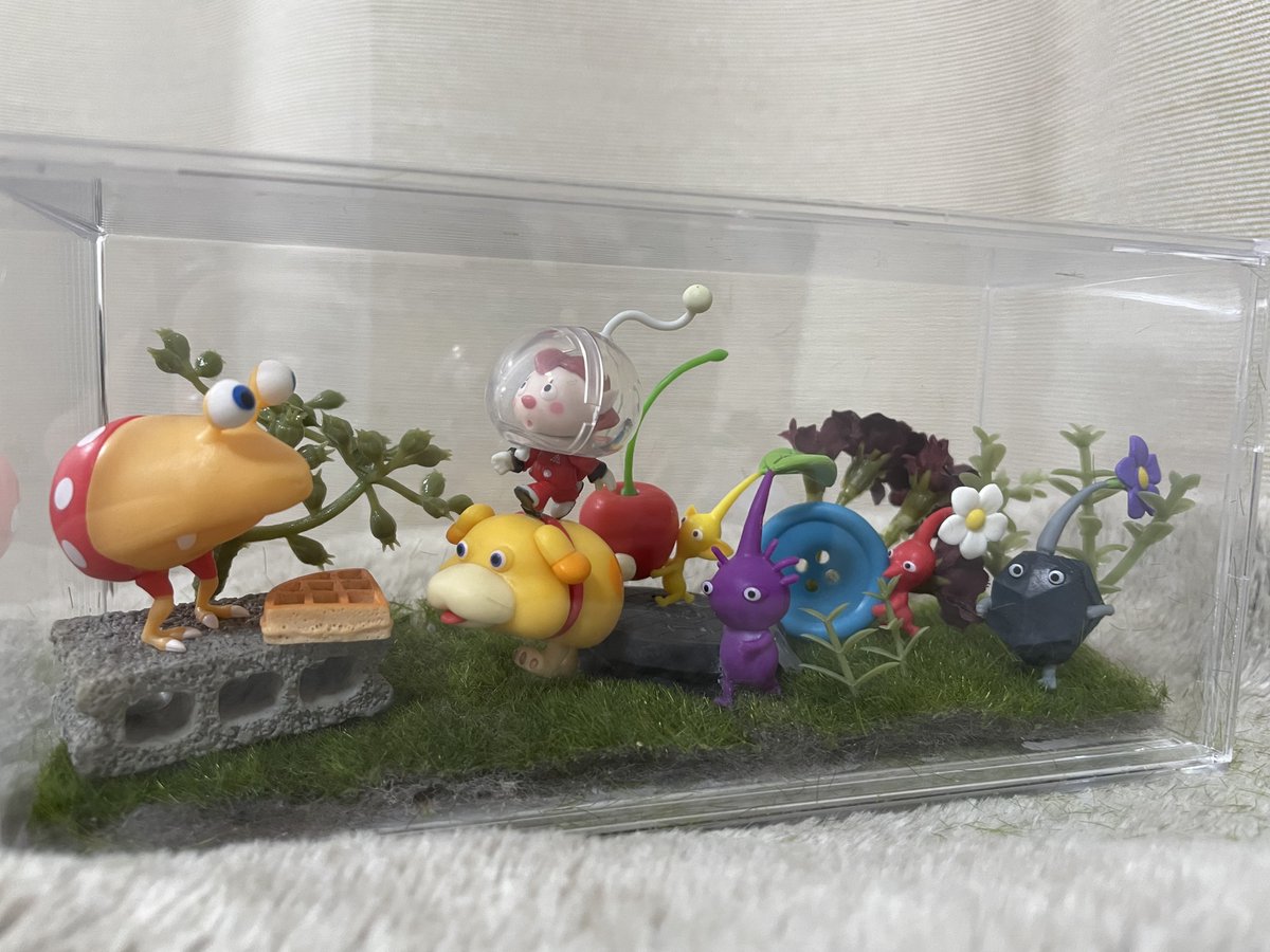 クリア台座付き】はらたくピクミン チョコエッグ せまる 原生生物